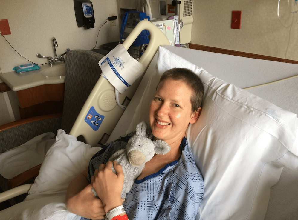 Me, post-op, and on a lot of drugs!